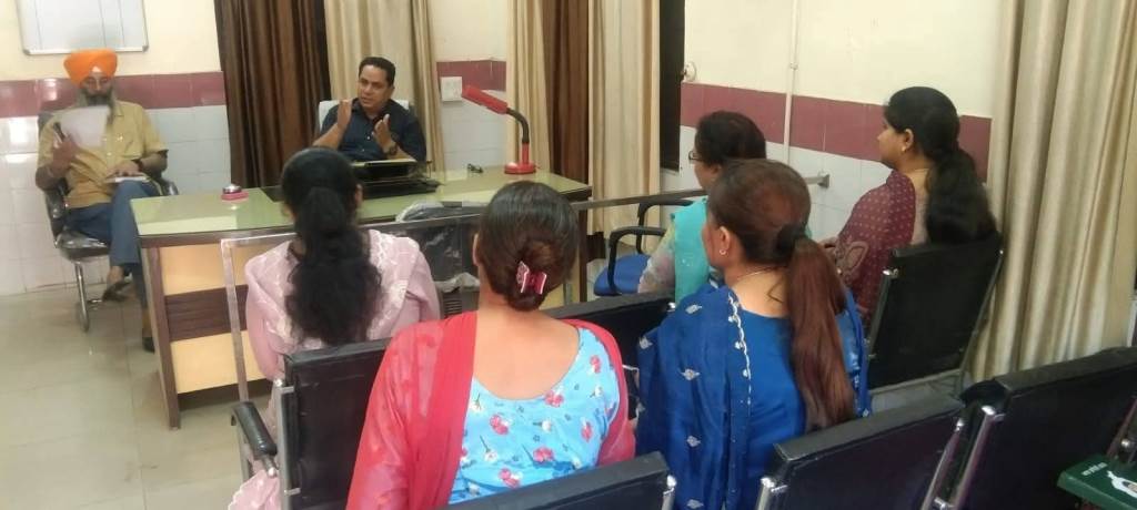 District Family Welfare Officer visits PHC Paldi